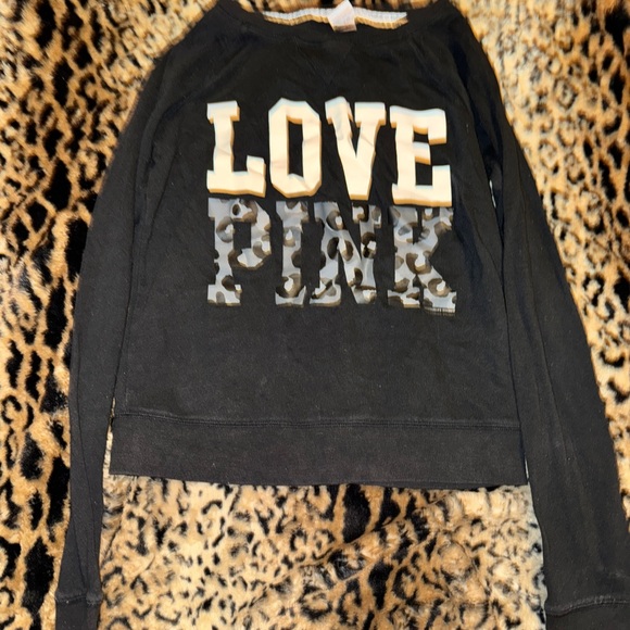 Black Love Pink Sweatshirt - Picture 1 of 2
